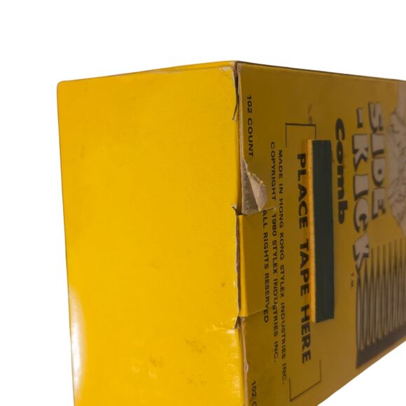 Stylex Side Kick Retail Display Box Full 102 Combs Deadstock 1980 Hair Store - Picture 13 of 16